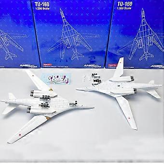 guohui 1/200 Tupolev TU-160 Strategic Aircraft Model Lifelike Airplane Model Tiger Pattern