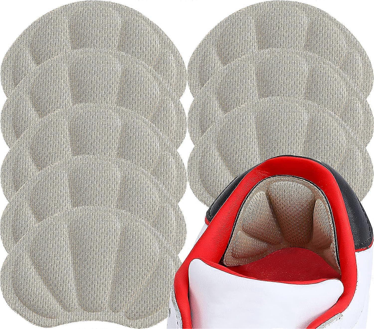 Back of Heel Cushion Pads, Adhesive Heel Grips Inserts for Boots, Loose Shoes Too Big, Reusable Heel Guards Liners for Women Men, Improve Shoe Fit,8pc