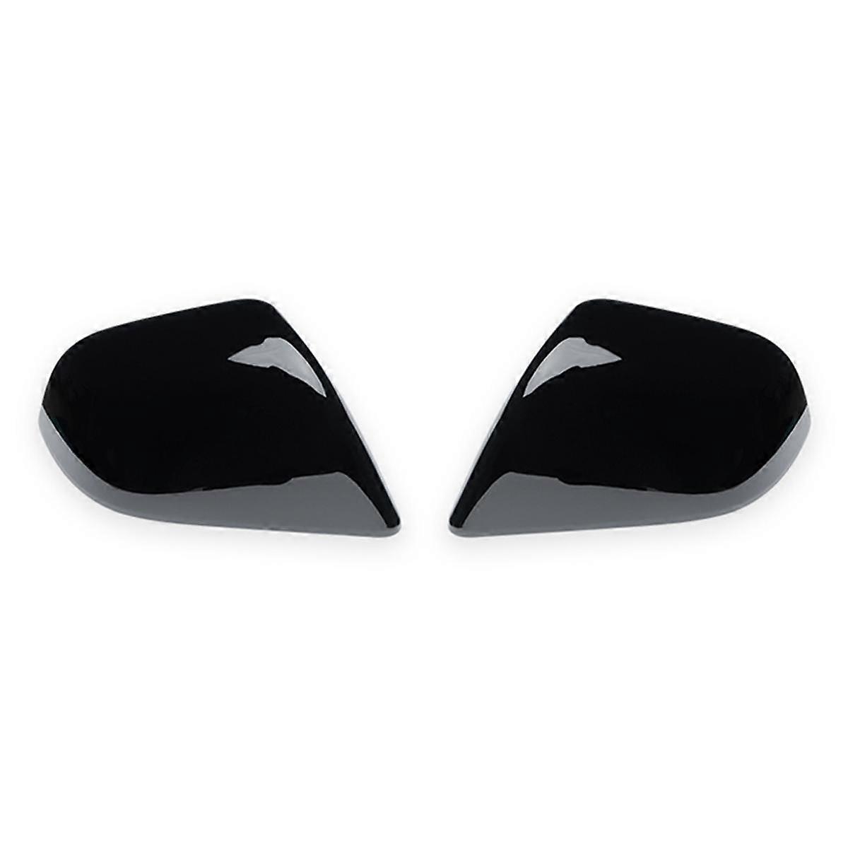 For Model Y Model 3 Side Door Mirror Caps Side Mirror Caps Reverse Mirror Caps,Gloss Black