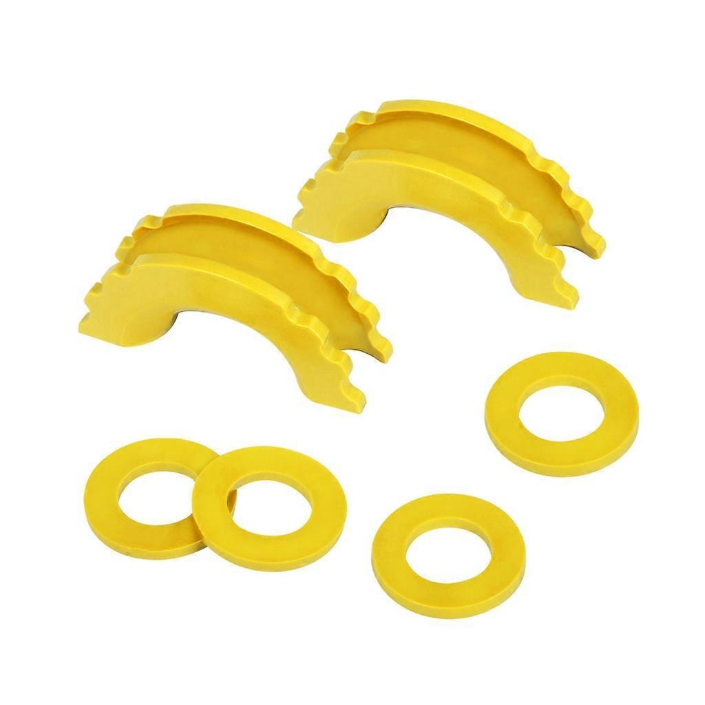 2pcs DRing Shackle Isolators Washers set 2 Rubber Shackle Isolators 4 Washers
