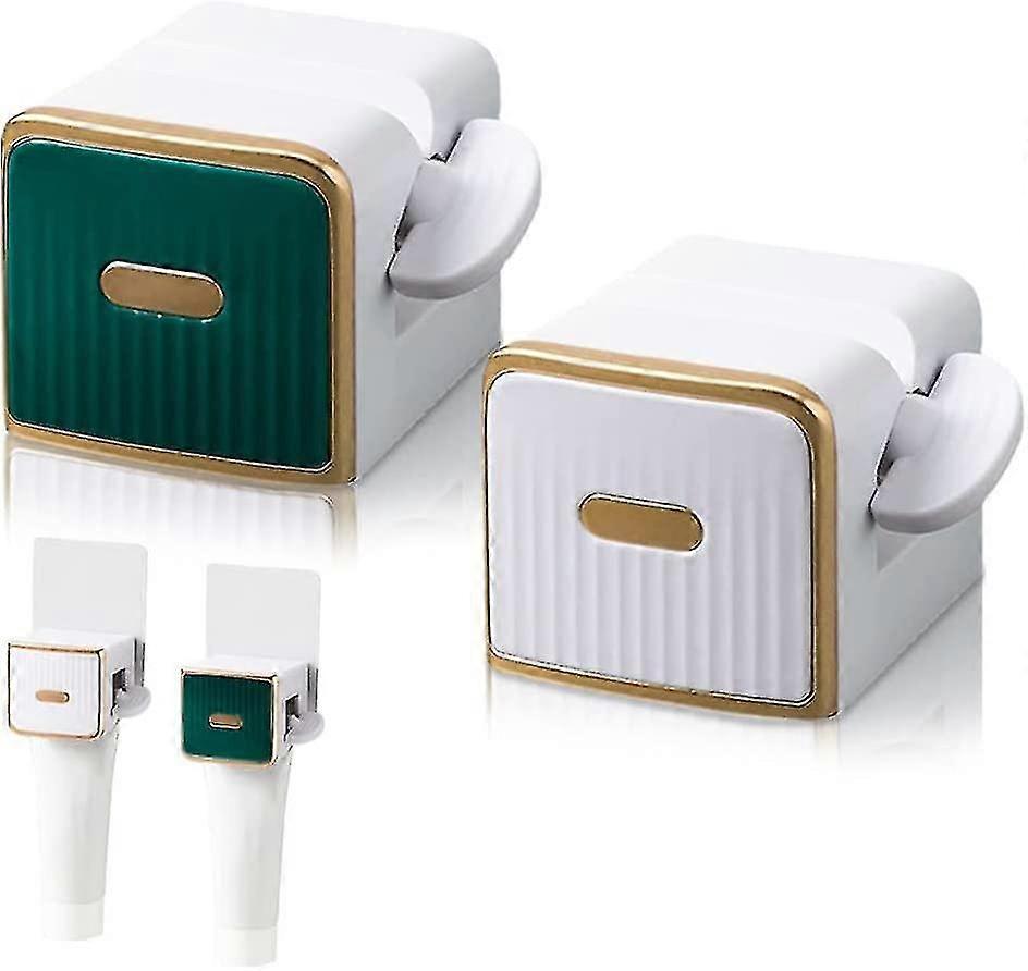 2 Pack Toothpaste Squeezer, Wall Mounted Toothpaste Dispenser, Rolling Tube Gift