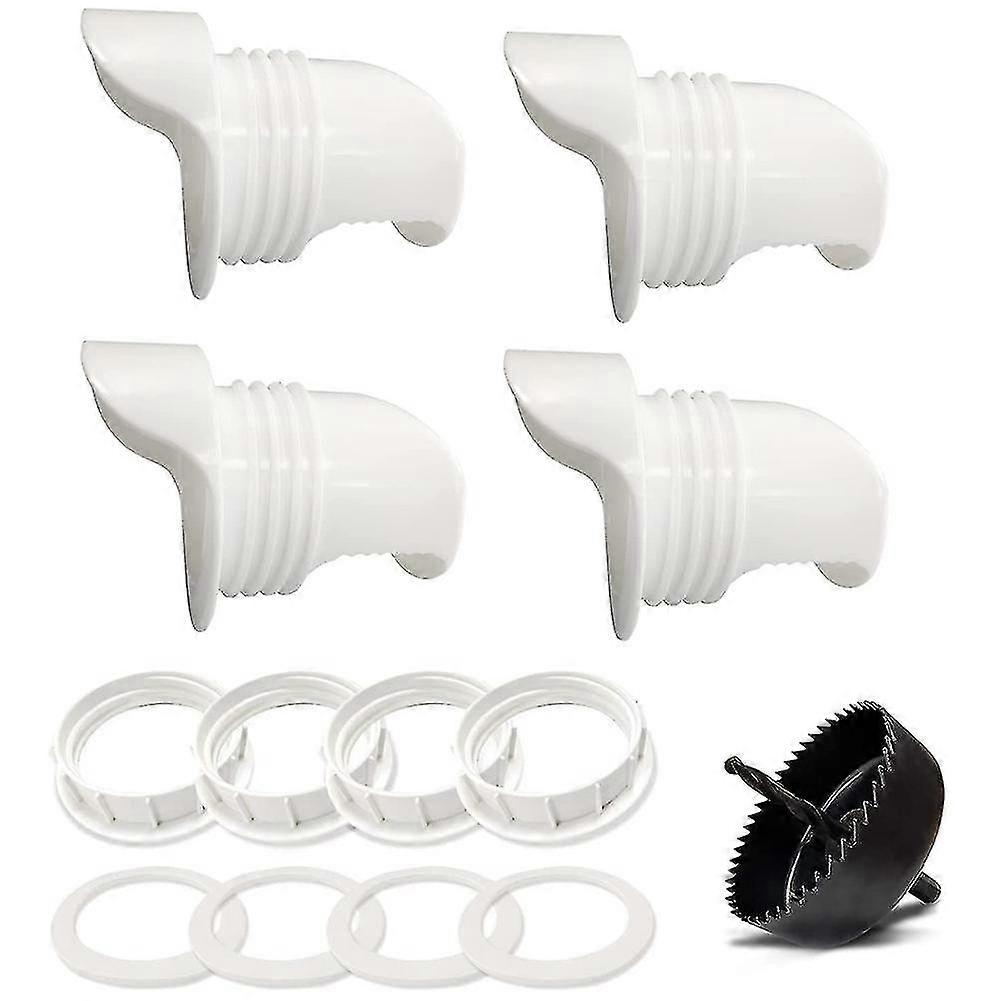 Chicken Poultry Feeder Diy Port Gravity Feeder Kit To Fit With Bucket, Notch