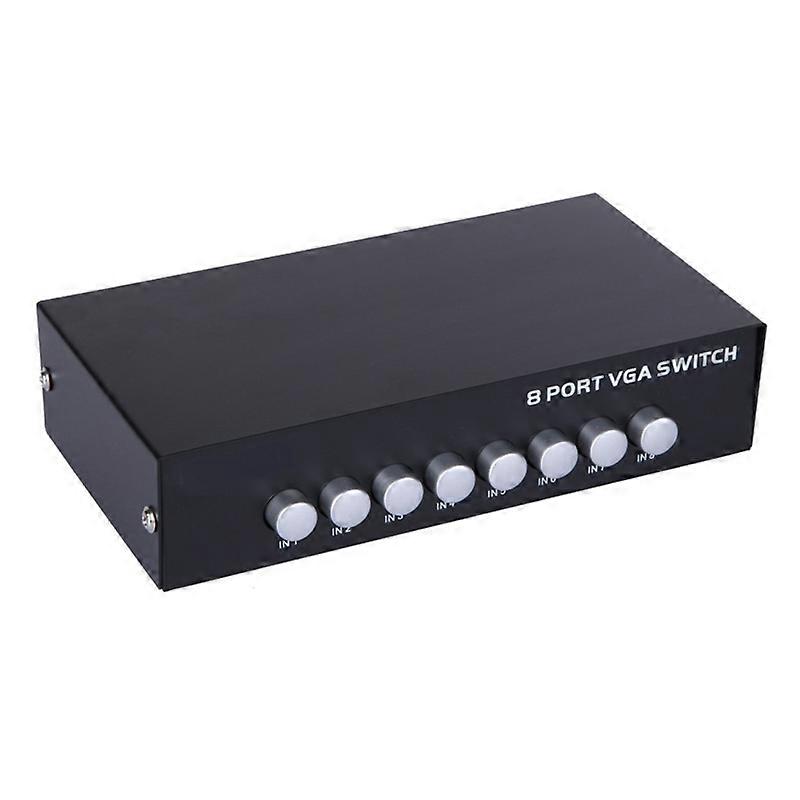 Smart 8 Port VGA Switch without USB 8 Input 1 Output VGA Video Selector