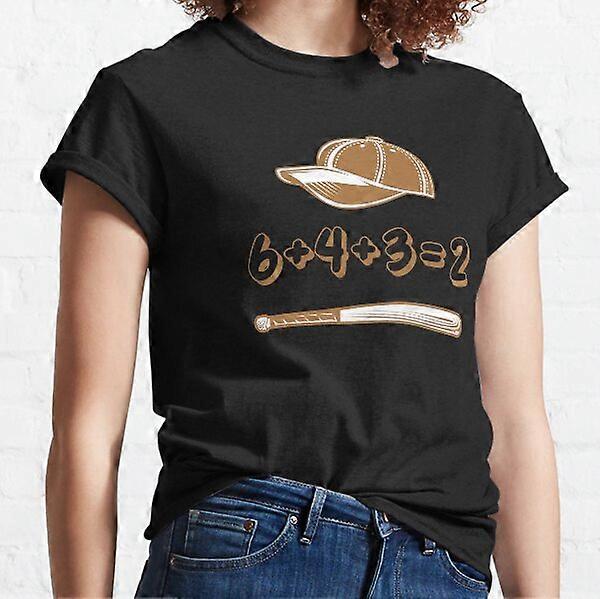 6 4 3 Klasické tričko Math baseball-RK54859