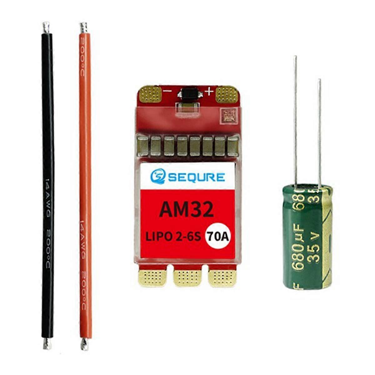 2670 Brushless Electronic Speed Controller 2-6SLipo Power Supply 70A Suitable for Multi-Axis UAVs 2670(AM32)