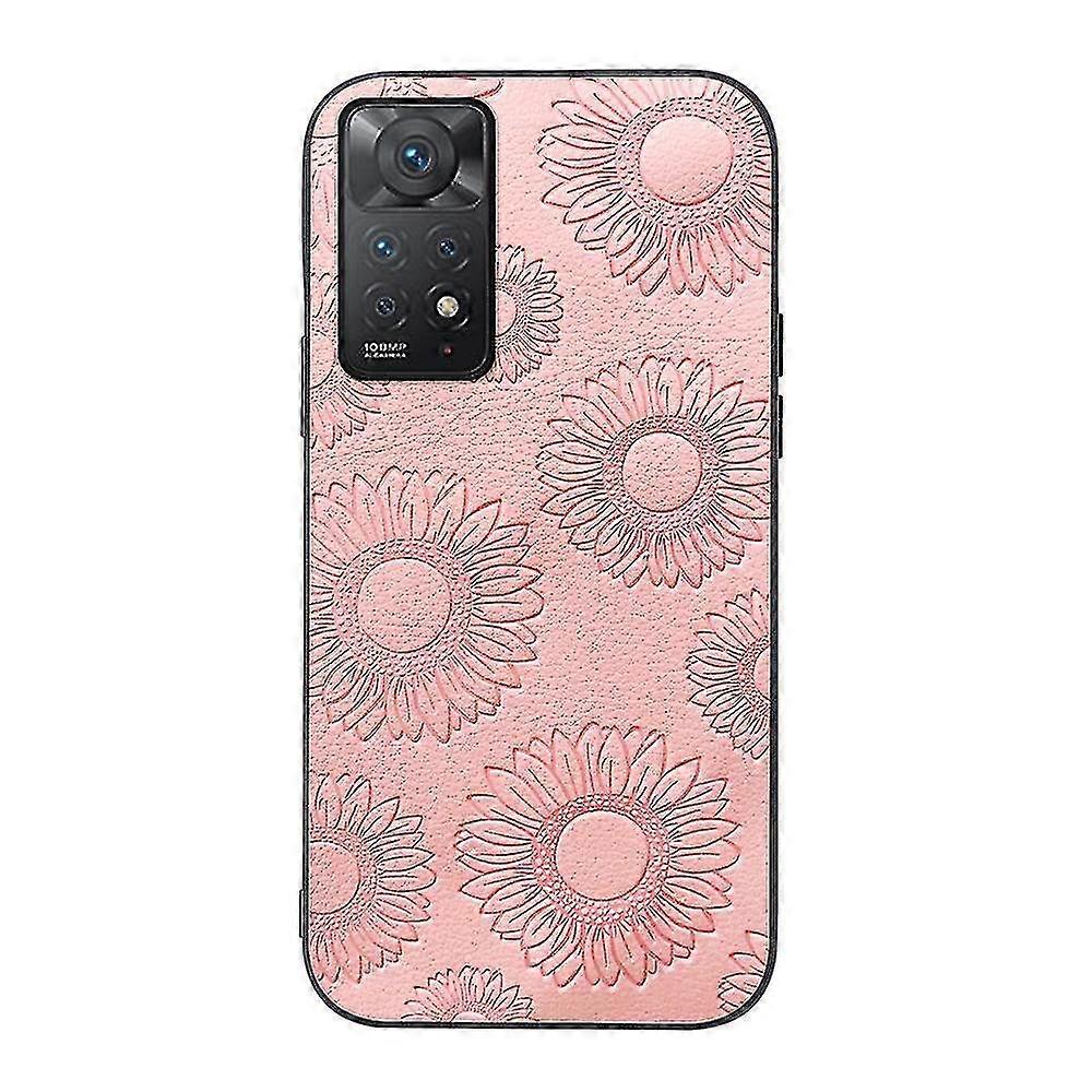 Sunflower Pu Case For Xiaomi Redmi Note 11 Pro