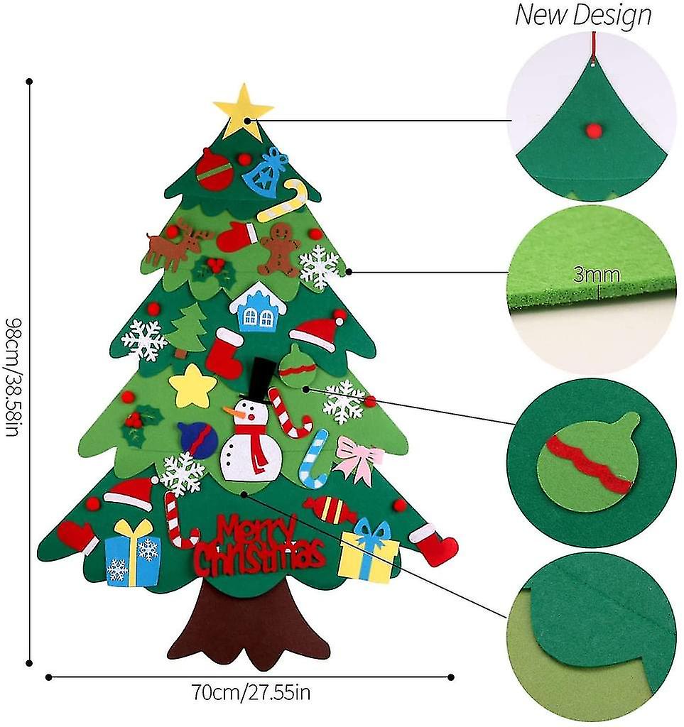Felt Christmas Tree, Diy Christmas Tree Diy Christmas Kit Hanging