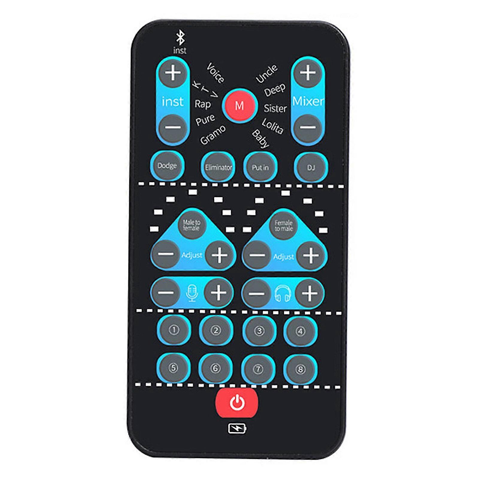 Bluetooth Mobile Phone Computer Mini Sound Card with 10 Sound Changes and 8 Special Effects