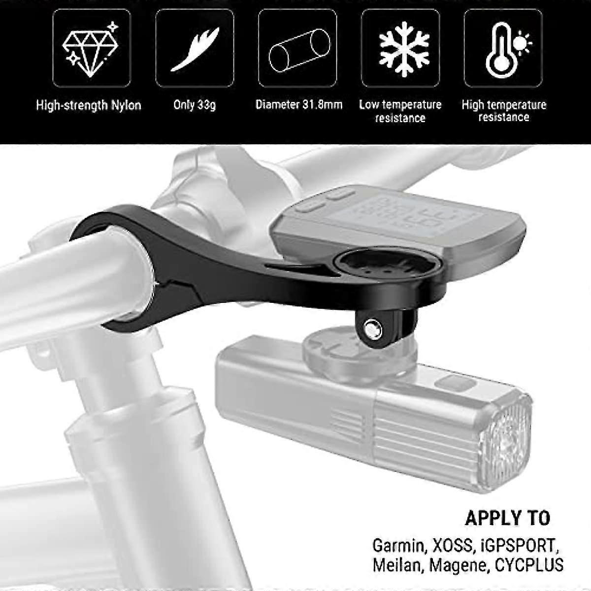 Out Front Mount For Garmin  Bike Computer Mount Compatible With Garmin Xoss Igpsport Magene Cycling Gps Computer Bracket Edge Mount