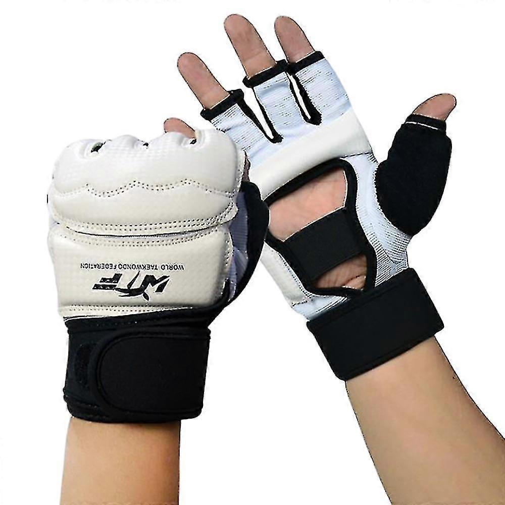 Erwachsene und Kinder Taekwondo Schutz Spann Handschutz Tatsächliche Kampftraining Handschuhe (xs)