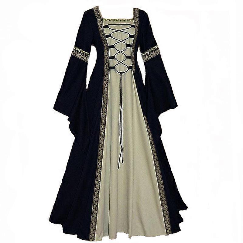 Plus Size Lady Renaissance Medieval Princess Costume Royal Court  Floor-Length Cosplay Fancy Party Dress Carnival Halloween | Fruugo NO