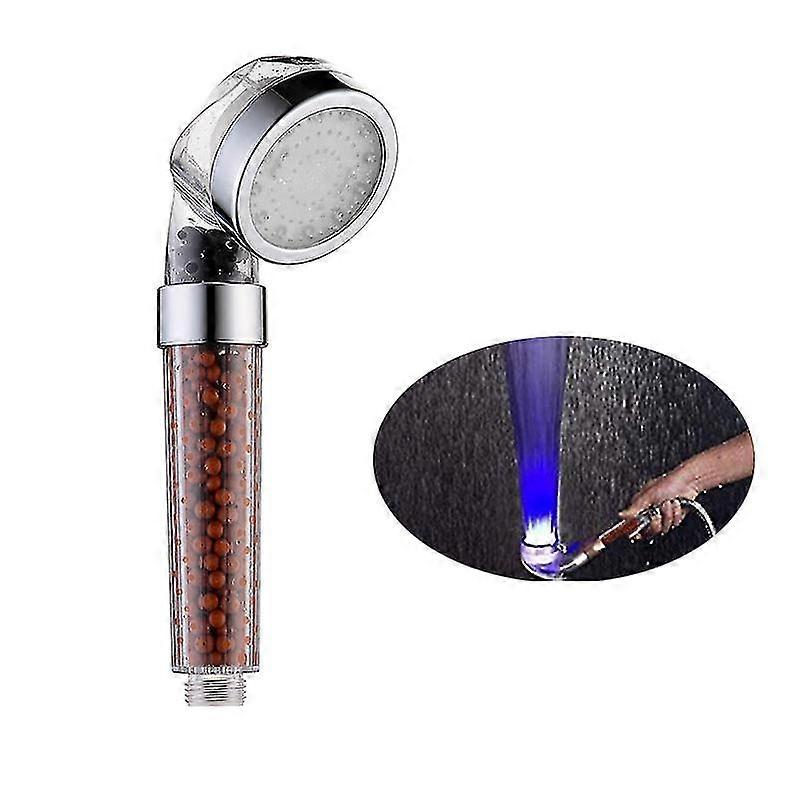 Led Shower Head With Color Changing Water Saving Shower Head Filter Adjustable Water Flow
