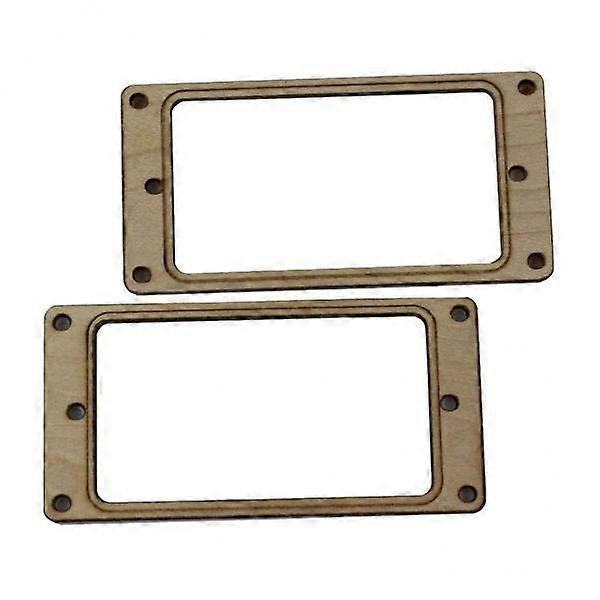 6x2pcs Maple Humbucker Pickup Mounting Frame for Electric Guitar