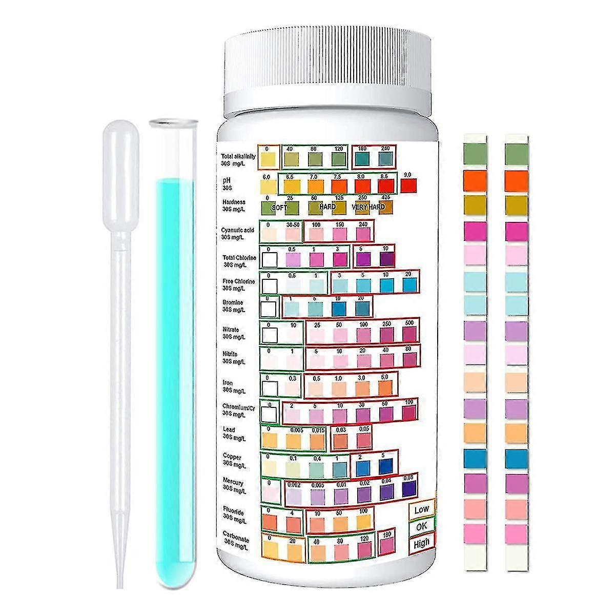 16 in 1 Water Testing Kits suitable for Drinking Water- Home Water Test Kit,Water Quality Measurement Kits (-B8