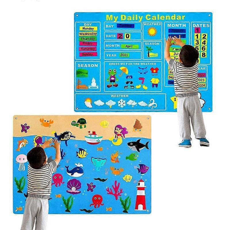 Felt Board For Toddlers Storytelling Board Felt Busy Sensory Board Story Activities Play Kits Early Learning Interactive Toy For