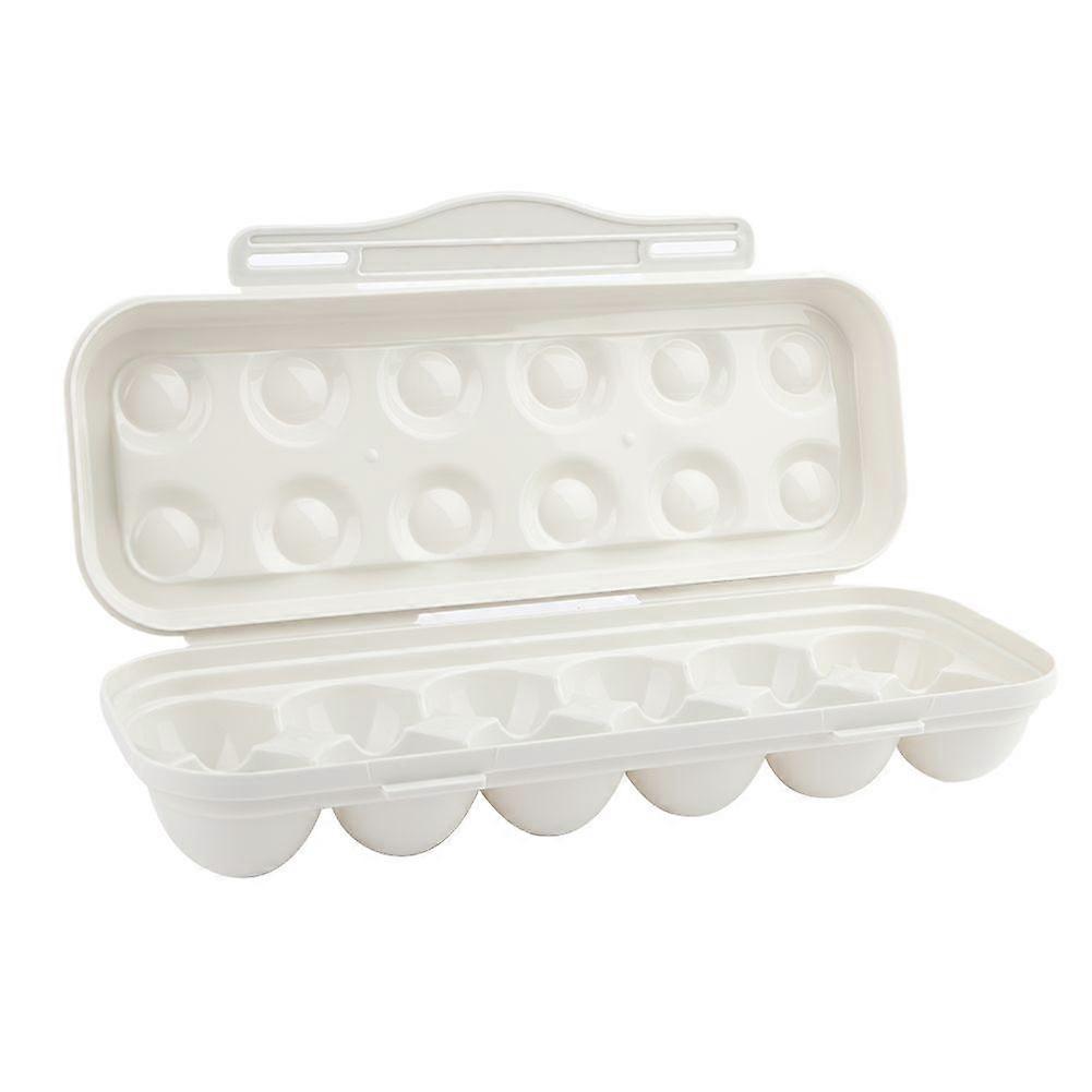 Egg Tray Storage Box Case Eggs Holder Container Organizer with Lid for Kitchen Home