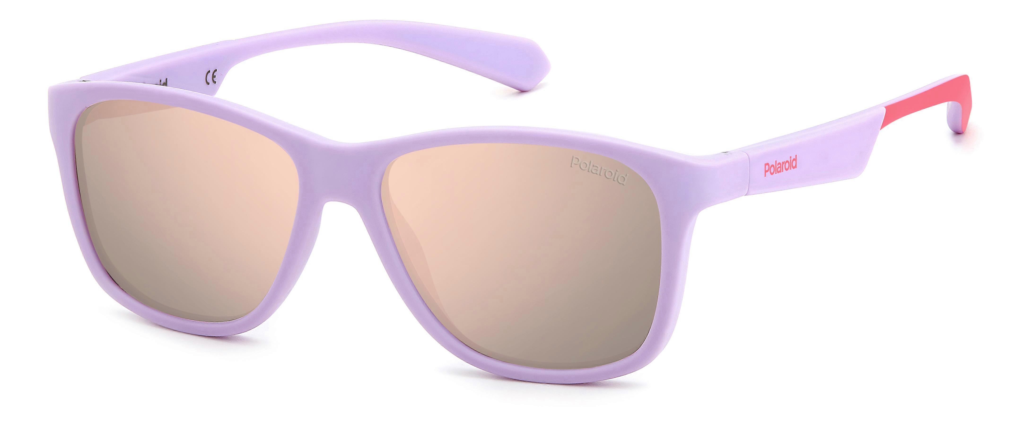 Sunglasses POLAROID KIDS PLD 8052/S QCK MATT VIOLET PINK 47/13/130 JUNIOR