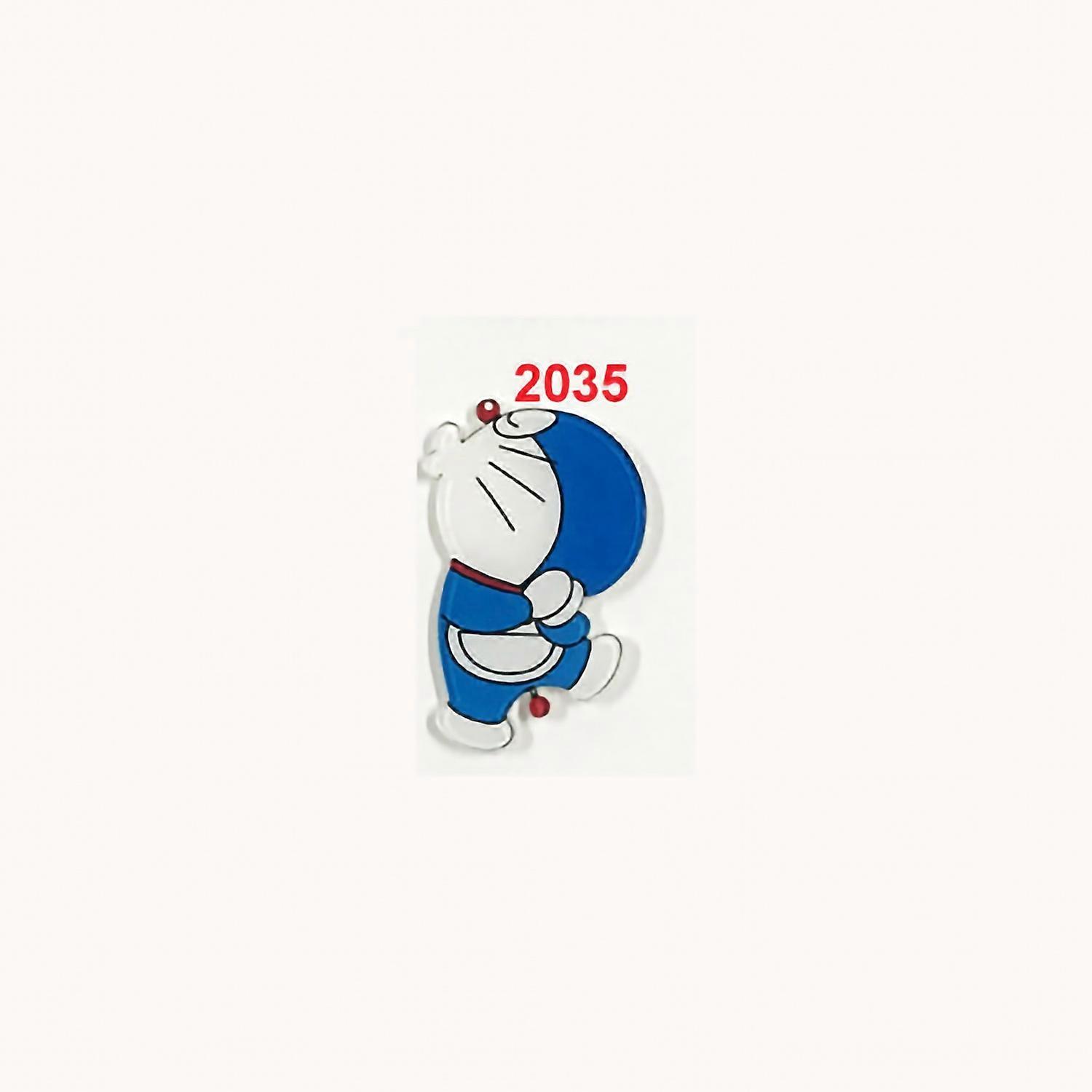 Doraemon Brooch Scratch Resistant Cute Cartoon Doraemon Look Fine Workmanship Portable Brooch Pin fo