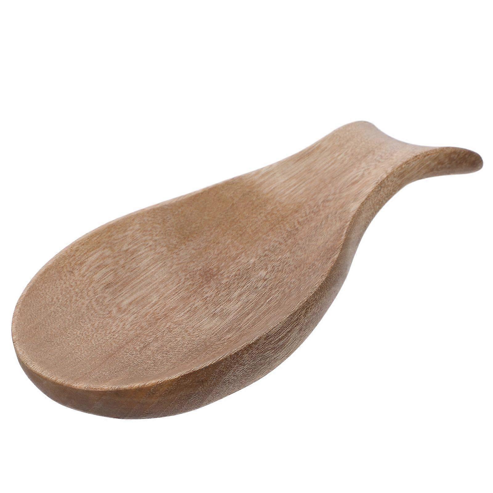 Kitchen Spoon Holder Dinning Table Scoop Rest Wooden Spoon Rest Spoon Holder