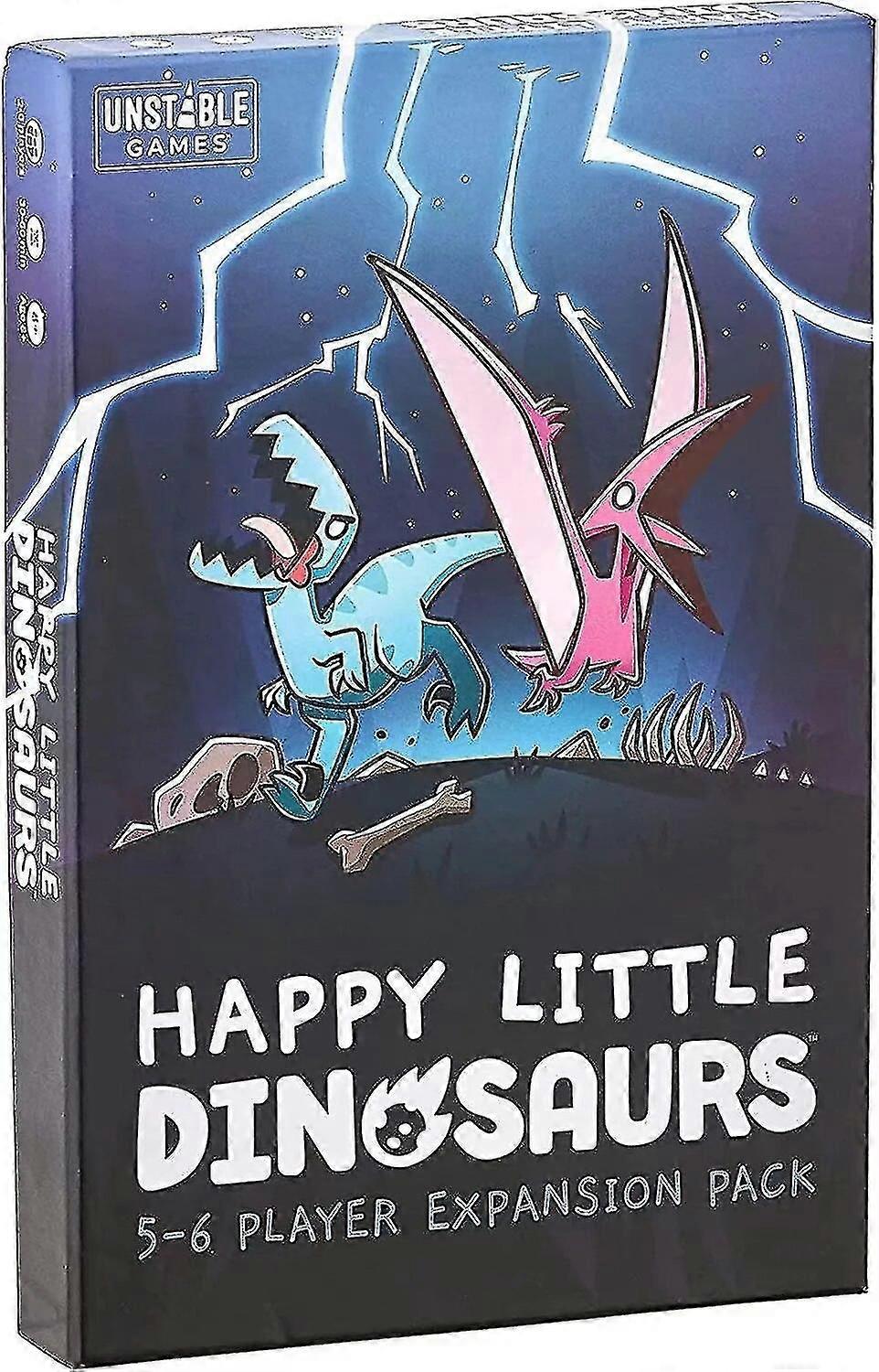 Happy Little Dinosaurs Jeu de société Basic Expansion Edition Réunion Camping Thème Jeu de société Jeu interactif Carte à jouer Jouet adolescent Cadeau