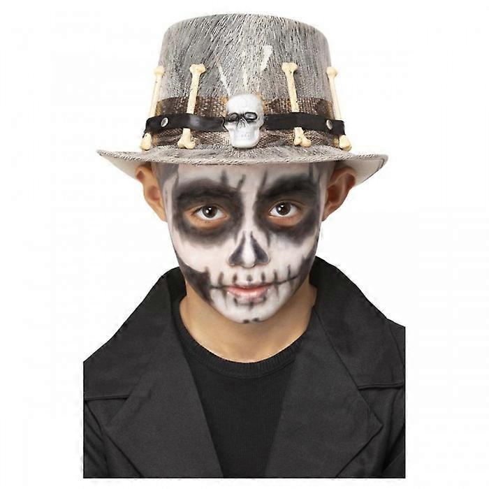 Smiffys Childrens/Kids Distressed Voodoo Top Hat