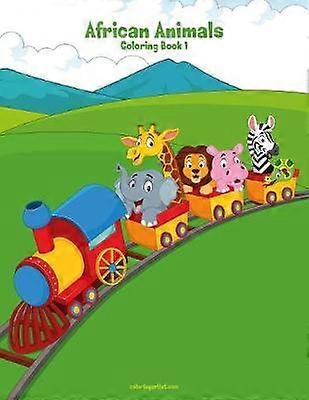 African Animals Coloring Book 1