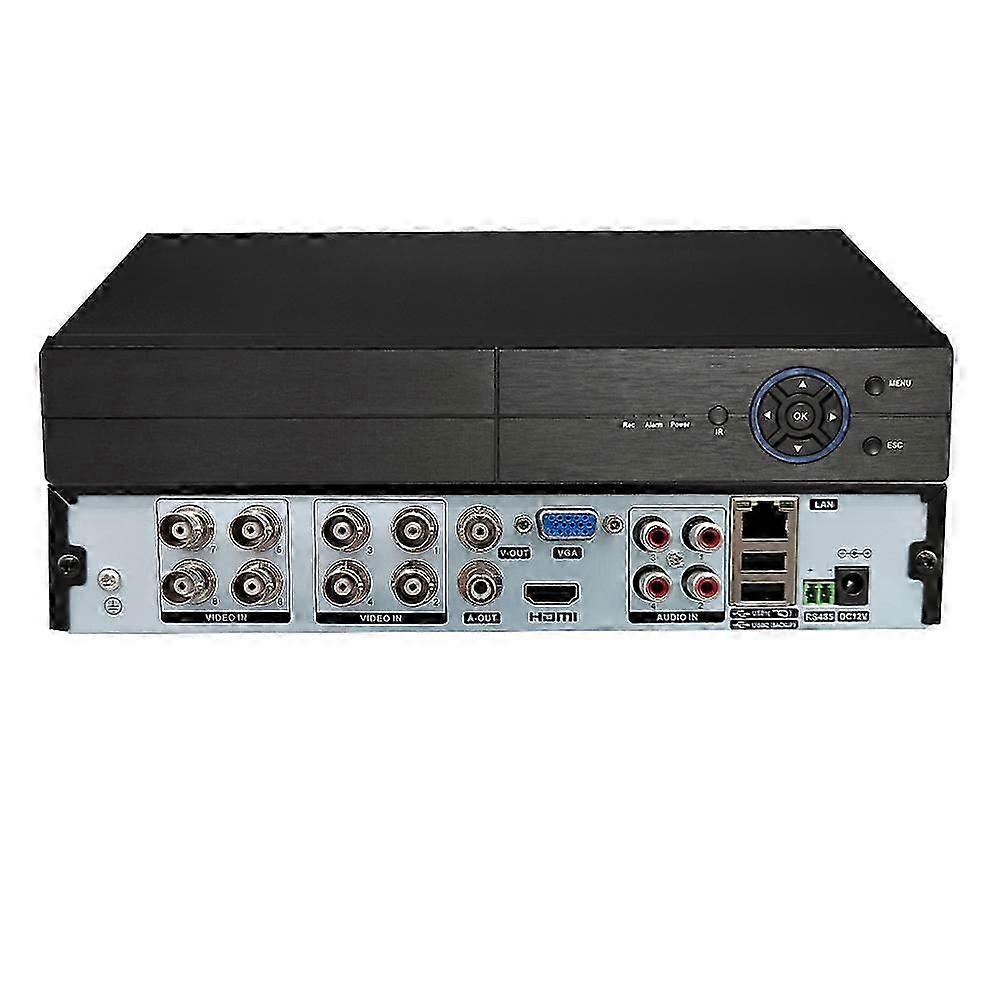Videoregistratore digitale a 8 canali Ahd / analogico / tvi / cvi / dvr cctv dvr P2p monitoraggio remoto del telefono per il sistema di sorveglianza della sicurezza dell'ufficio domestico (no HDD)