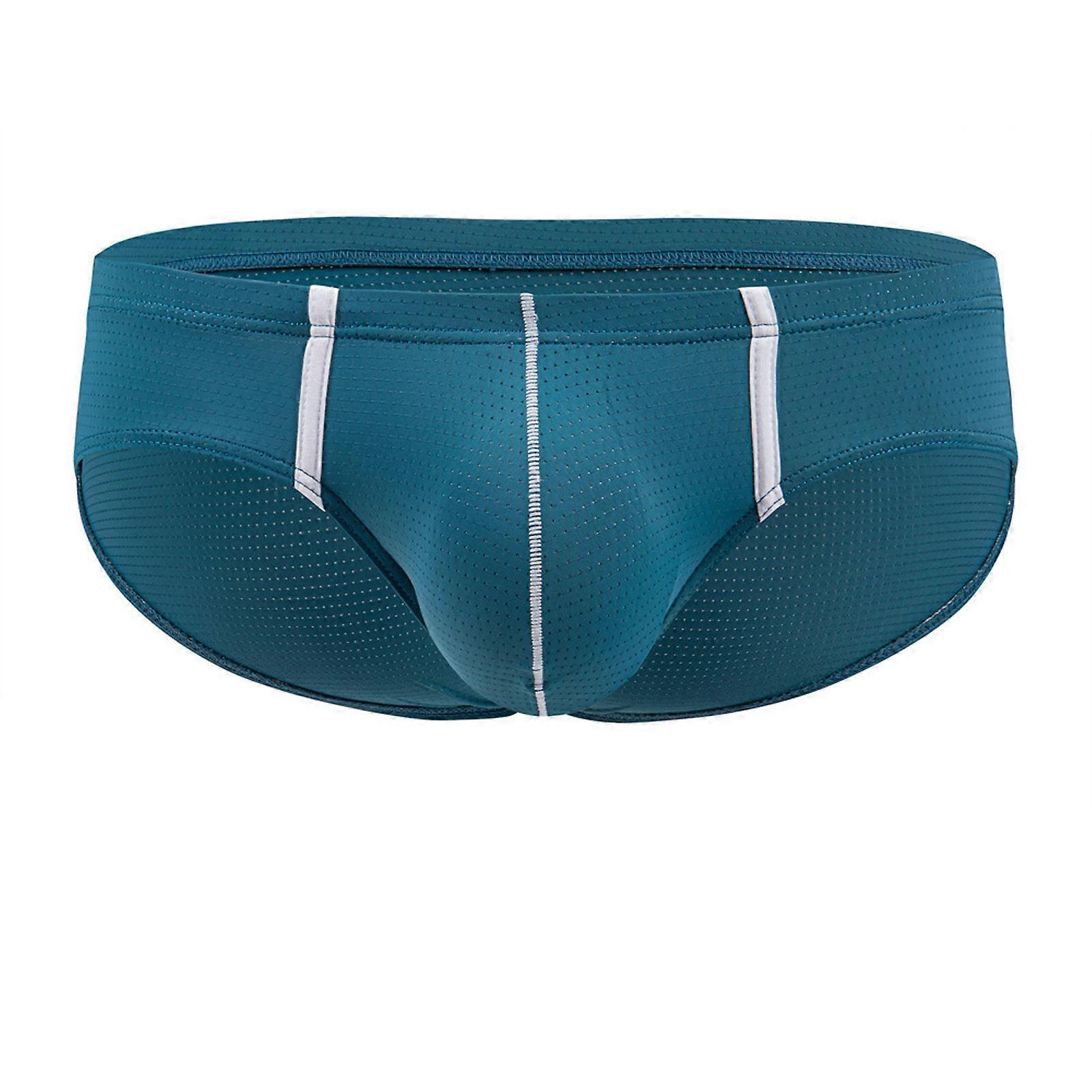 Men's Small Flat Angle Underwear With Breathable Mesh And Low Waisted Triangular U-shaped Underwear