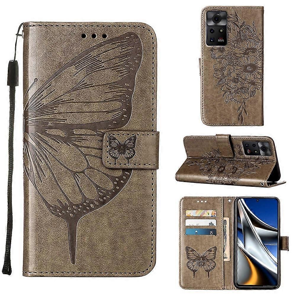 For Infinix Zero X / Zero X Pro Embossed Butterfly Leather Phone Case
