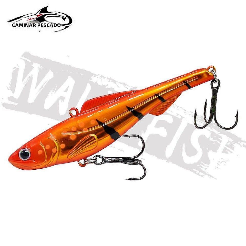 WALK FISH New 1Pcs Winter Ice Fishing Lure 9cm/26g Submersible Isca Artificial Rattlin Vibration VIB Rooted Blubbers Hard Hook Crankbait