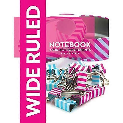 Wide Ruled Notebook-3 Subject for Students