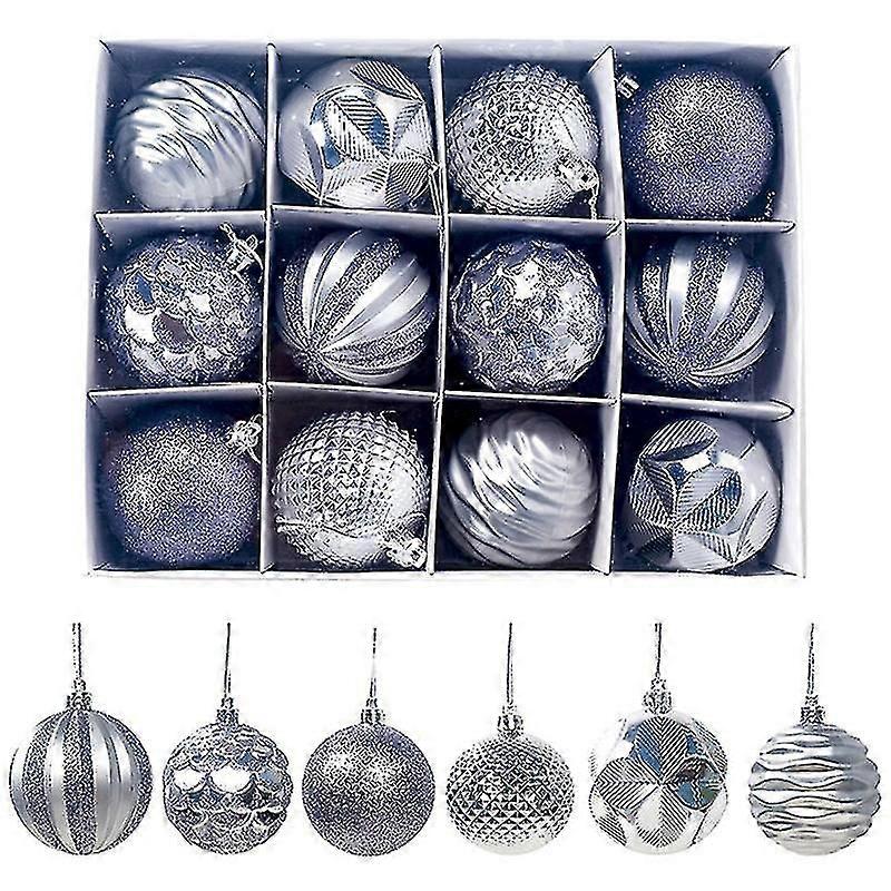Christmas Balls For Tree Decorationssilver