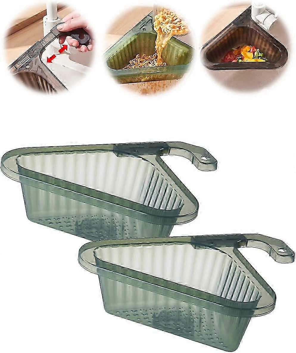 Kitchen Sink Drain Basket Strainer, Triangle Kitchen SinkGreen