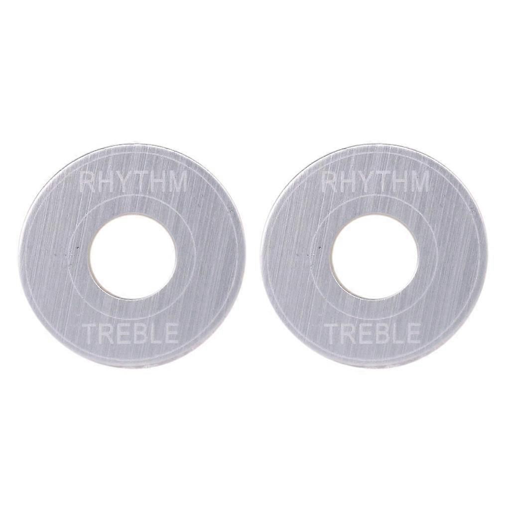 DIY Switch Toggle Washers for LP/EPI Electric Guitar Parts 2PCS Silver