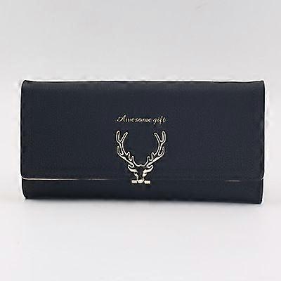 محفظة نسائية جلد ناعم السيدات محفظة بطاقات متعددة فتحات سعة كبيرة سحاب حقيبة مخلب Type2