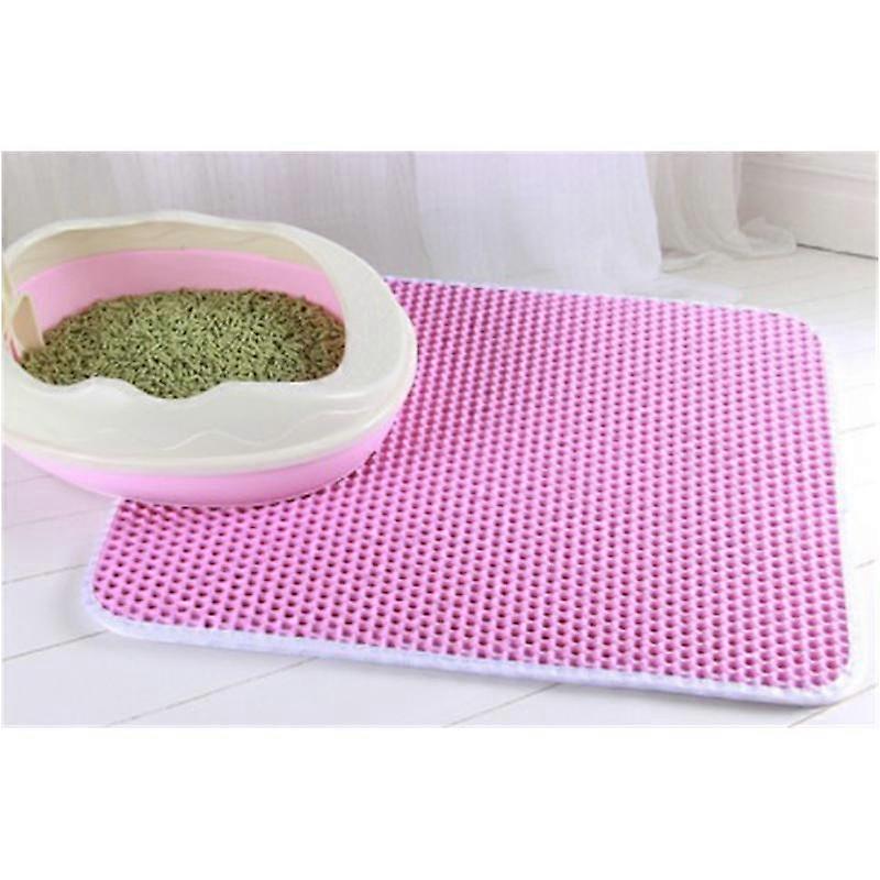 1PCS Keep Your Floors Clean & Litter-Free with This Double-Layer, Waterproof, Non-Slip Cat Mat