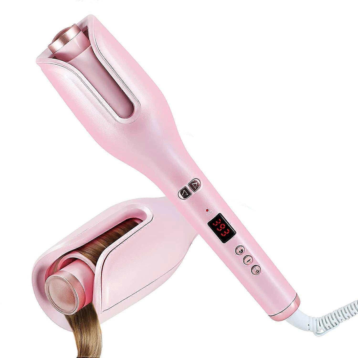 Salon-Quality Automatic Hair Curler, Negative Ions Ceramic Tool with Timer Function, Anti-Scalding & Anti-Tangling Design, Quick Heating for