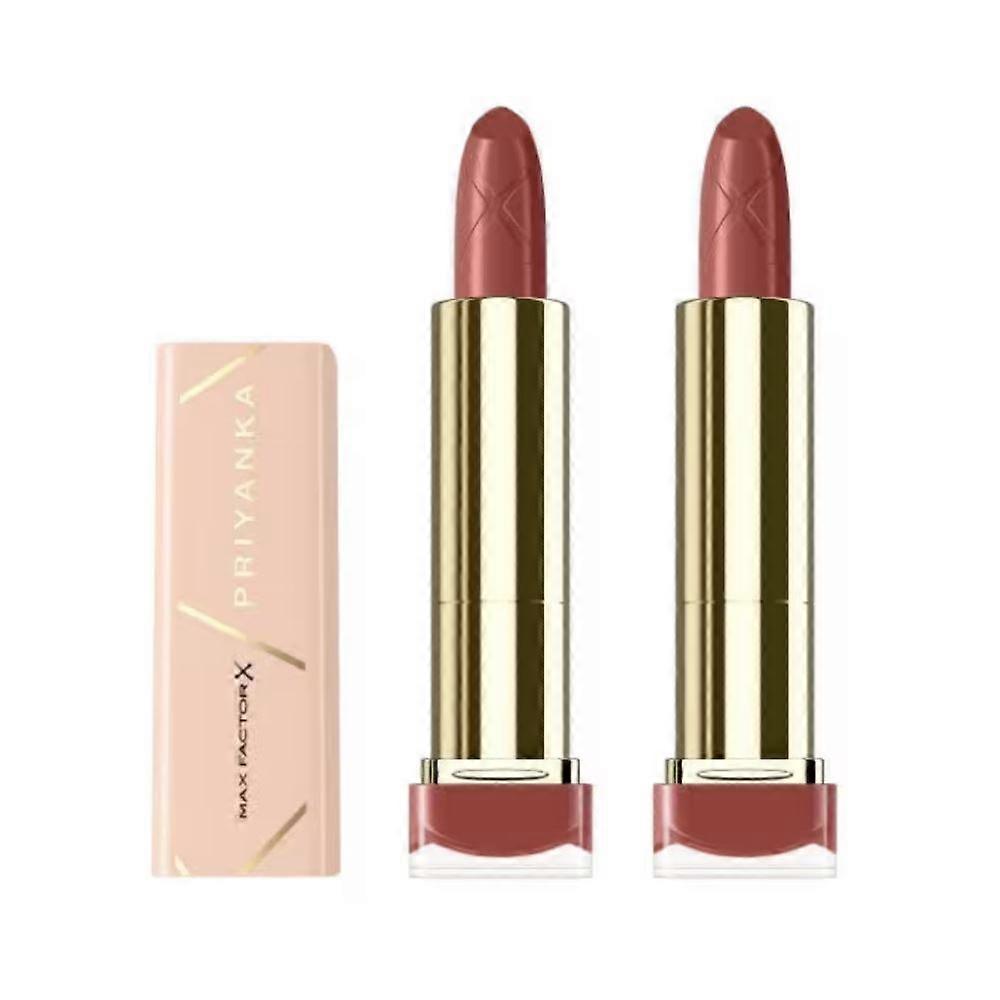 2 x Max Factor Colour Elixir Priyanka Lipstick - 012 Fresh Rose