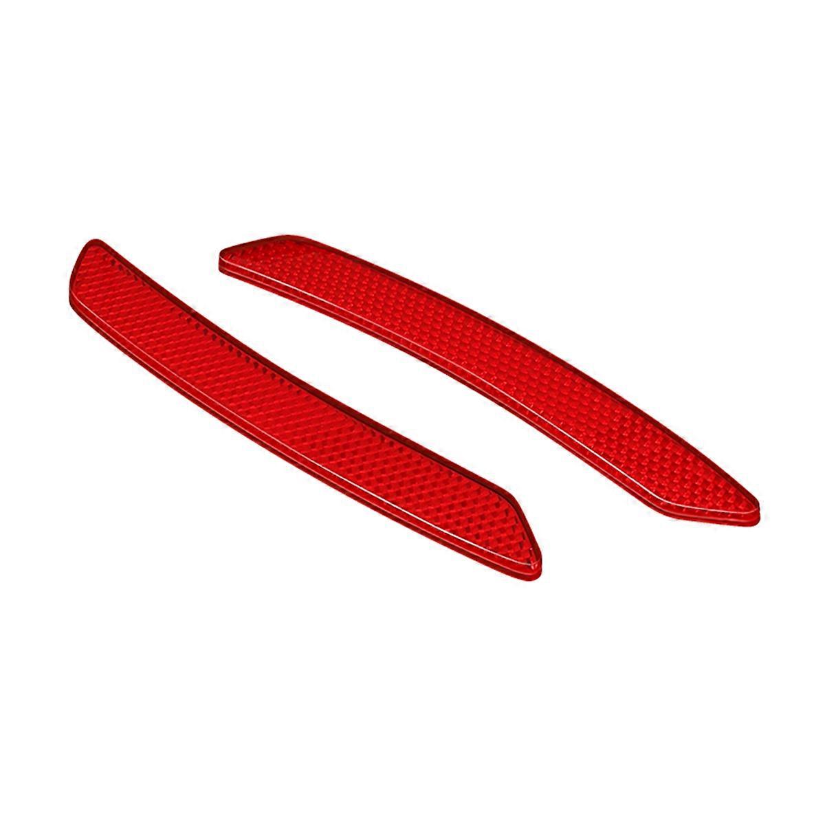 2Pc Car Wheel Eyebrow Reflective Sticker Trim Universal A