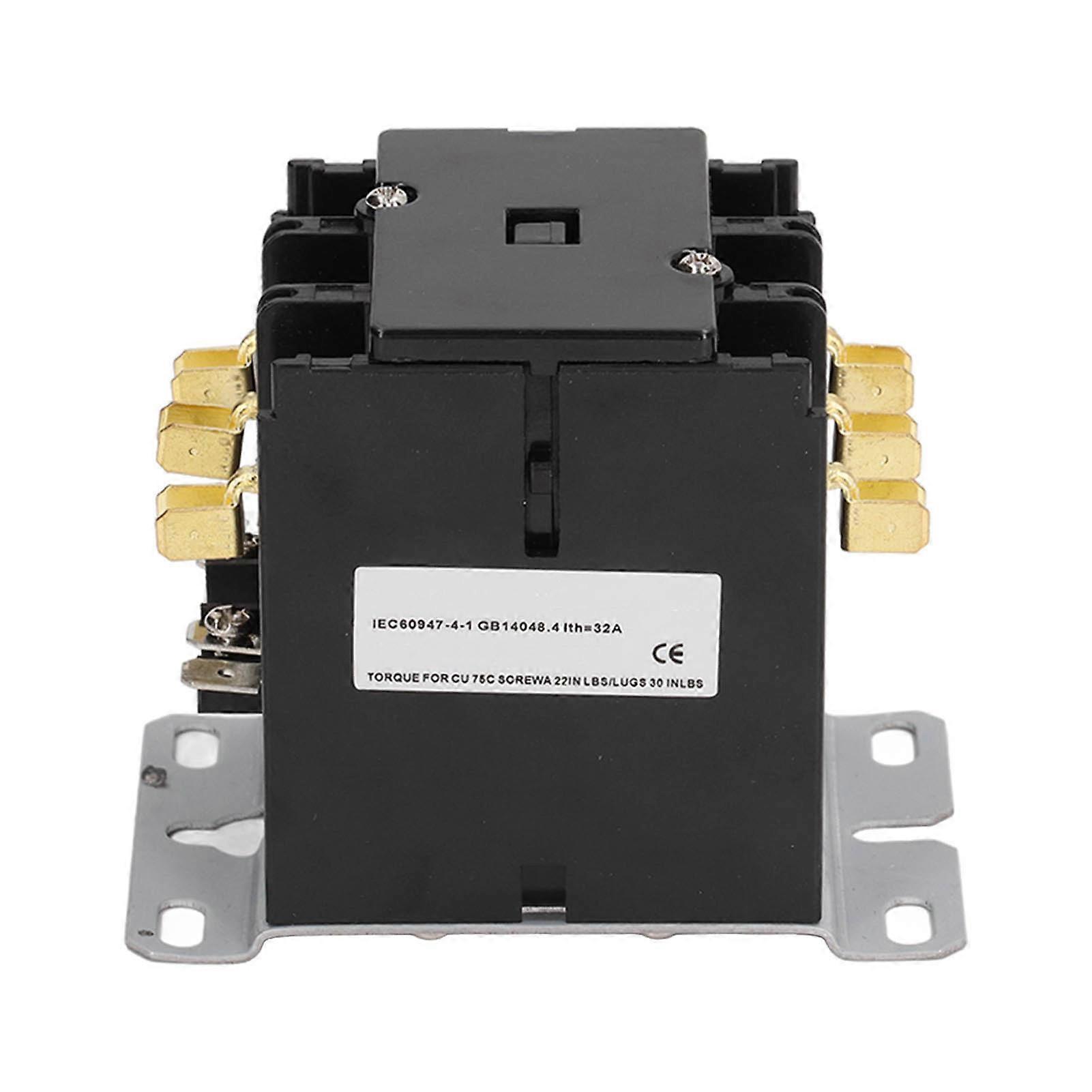 3 Pole Air Conditioner Contactor 25A HVAC Air Conditioner Condenser Compressor Contactor