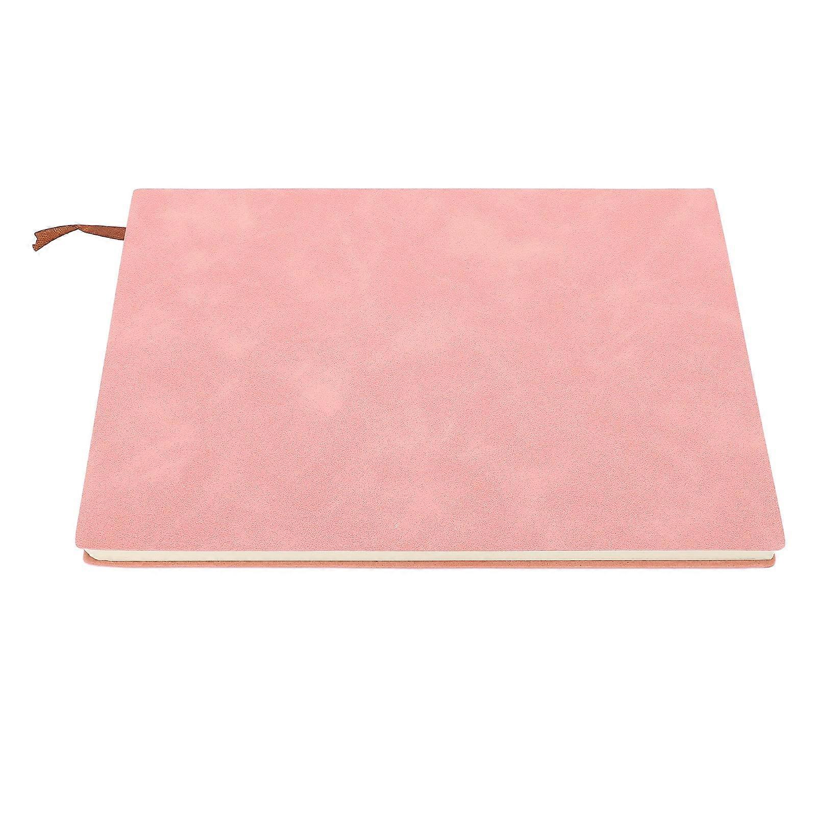 100 Sheet Notebook PU Leather A5 Lined Notebook Portable Lightweight Journal Notebook for Note Taking Business Office Roseate