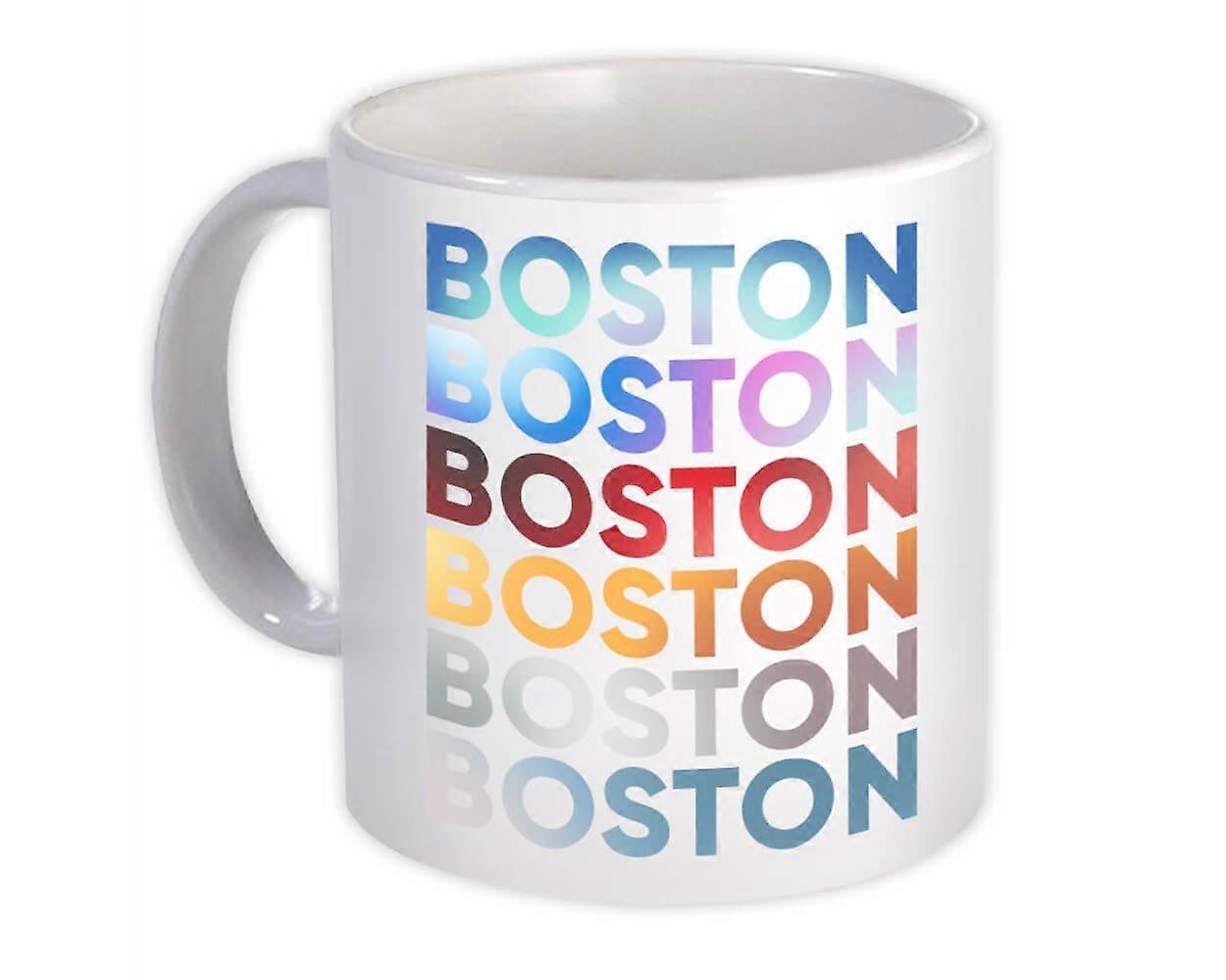 Gift Mug: Boston Massachusetts Gradient