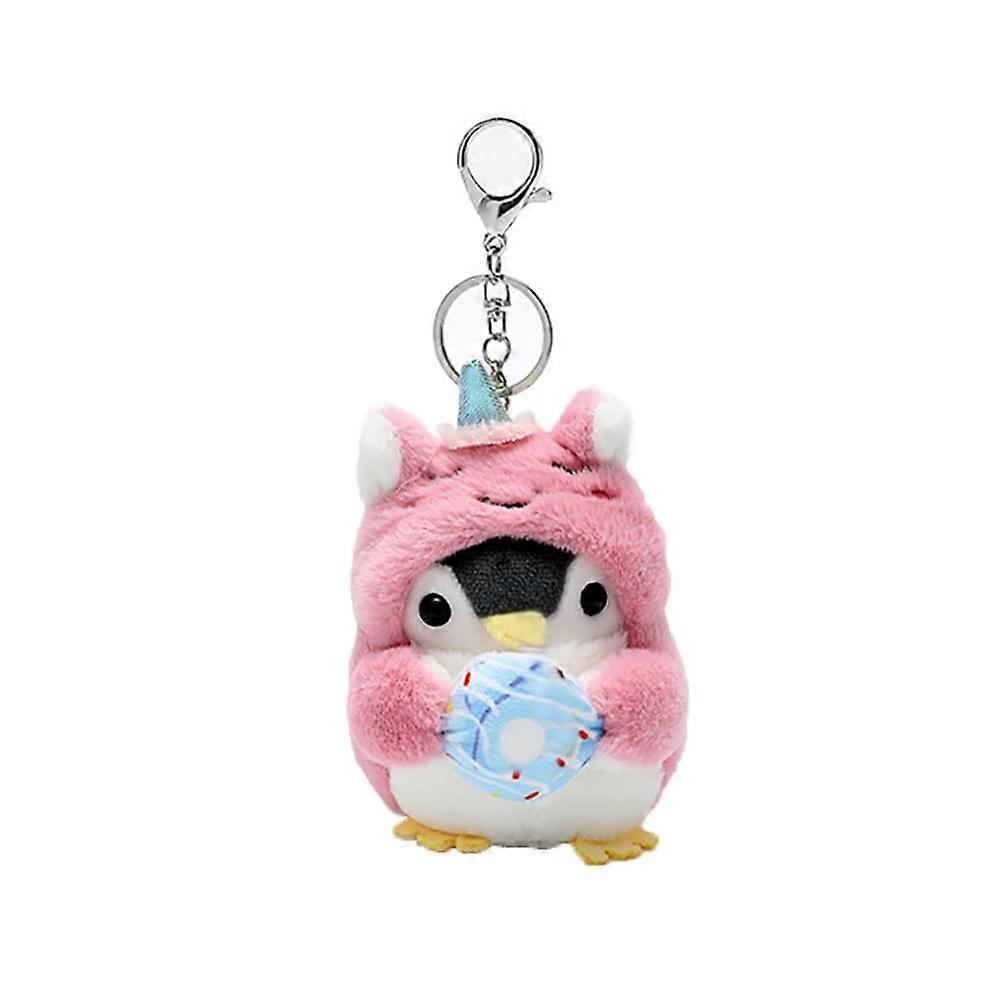 Pink Plush Keychain for Christmas Gift on Backpacks