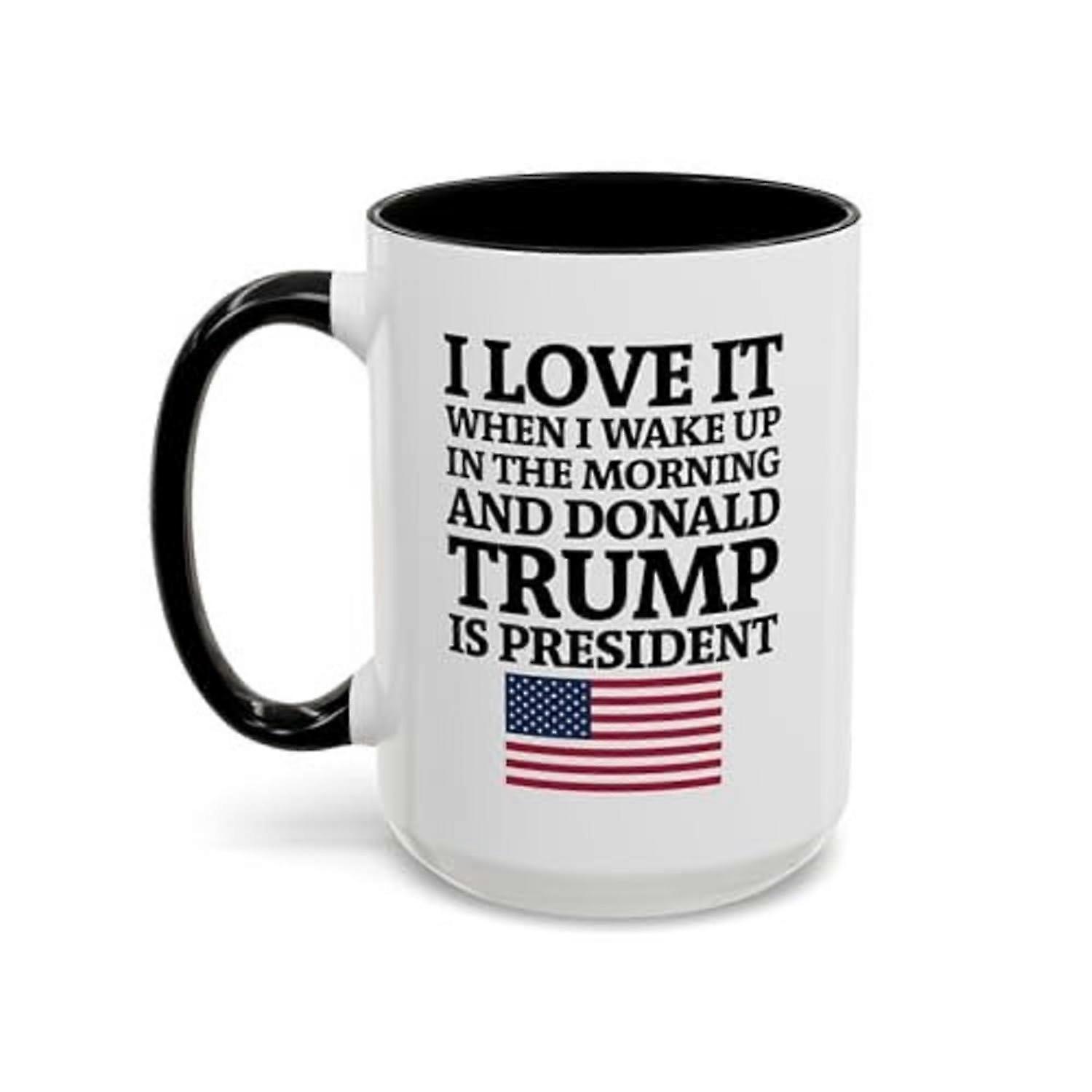 Mug Patriotic Gift for Conservatives Donald T Supporters 15oz