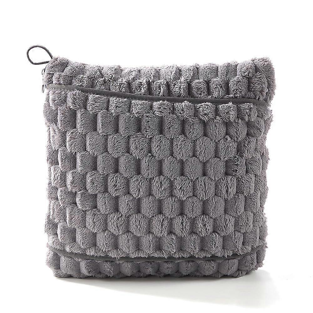 Premium Soft Blanket And Pillow For Airplane Travel Inflight Comfort Kit