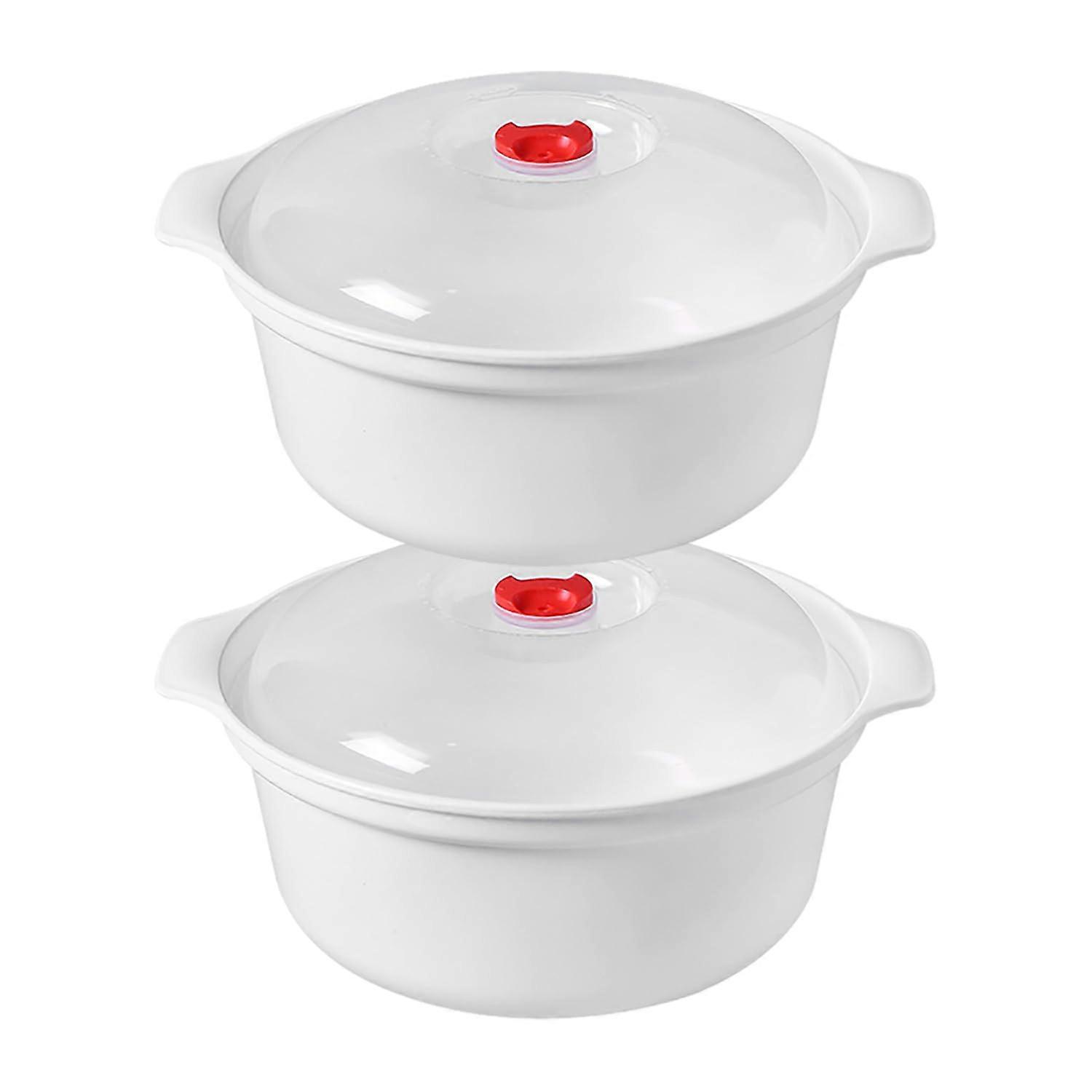 Microwave Ramen Bowl Set of 2 with Lid, BPA-Free, 20 oz Capacity, Perfect for Office and Home Use