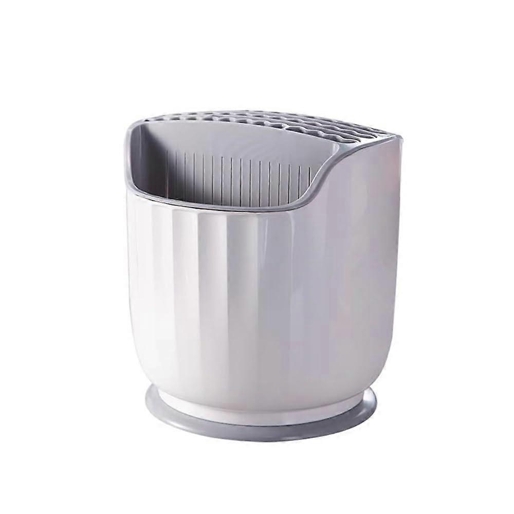 Utensil Holder Rotating White Multifunctional Kitchen Organizer for Cooking Tools Storage and Utensil Crocks