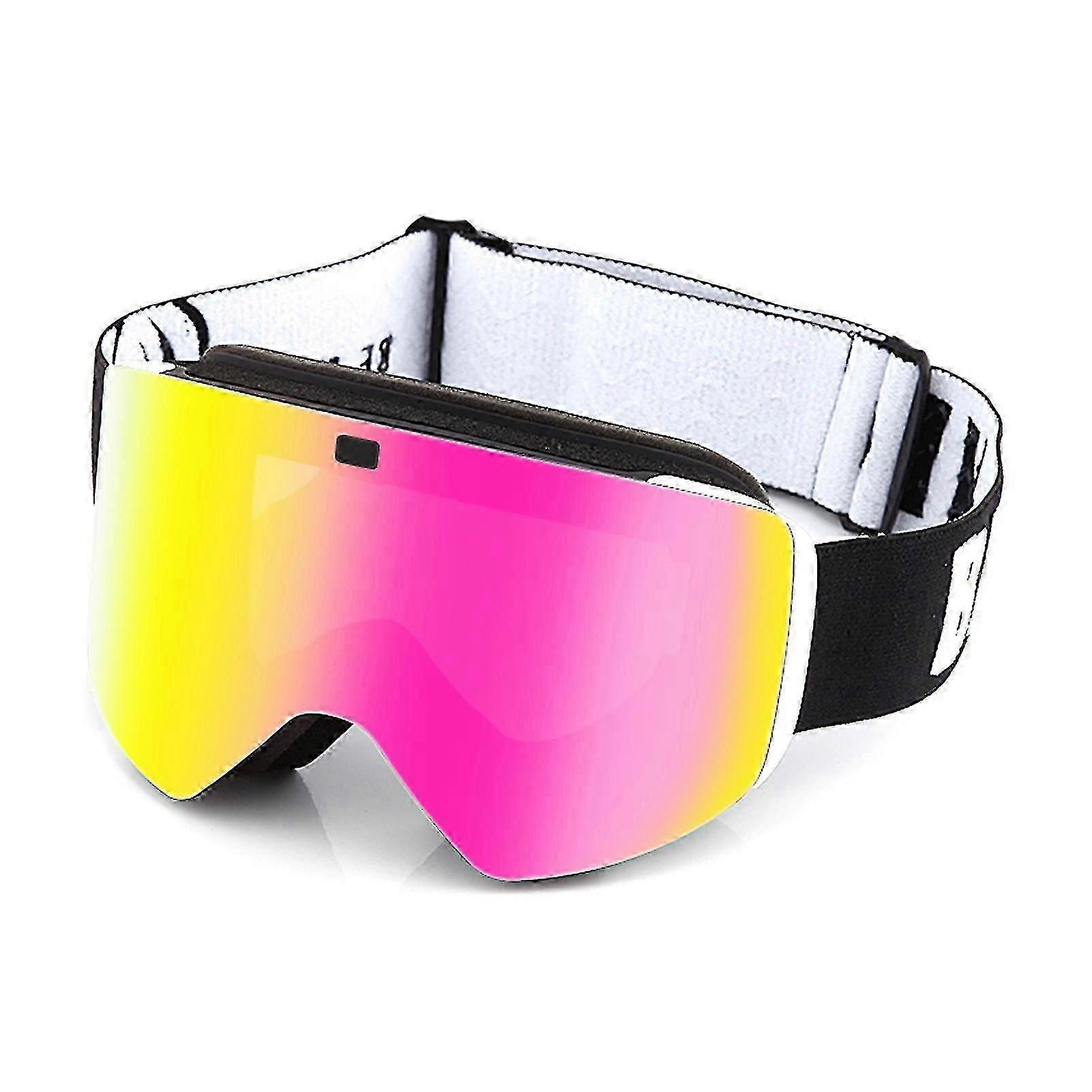 Cylindrical Double Layer Ski Goggles Comfortable Windproof Snow Goggles For Skiing Snowmobiling