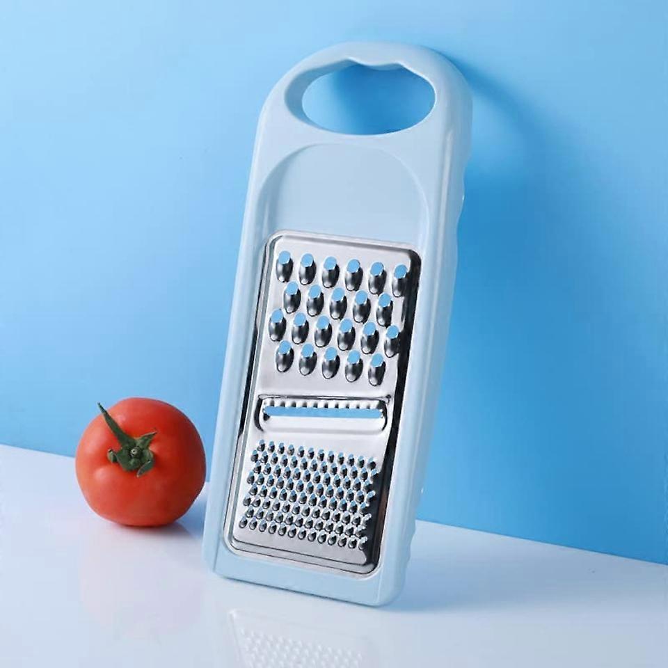 Vegetable And Cheese Handheld Professional Kitchen Grater Zester with Peeler - Blue Citrus Lemon Zester Tool