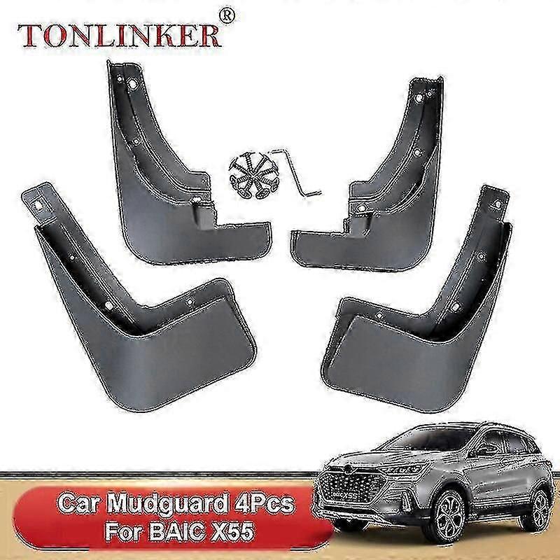 Apply Car Mudguard For Baic X55 Fl 2020 2022 2022 Front Rear Mud Flaps Mudguards Splash Guards Fender Mudflaps 4pcs Accessories